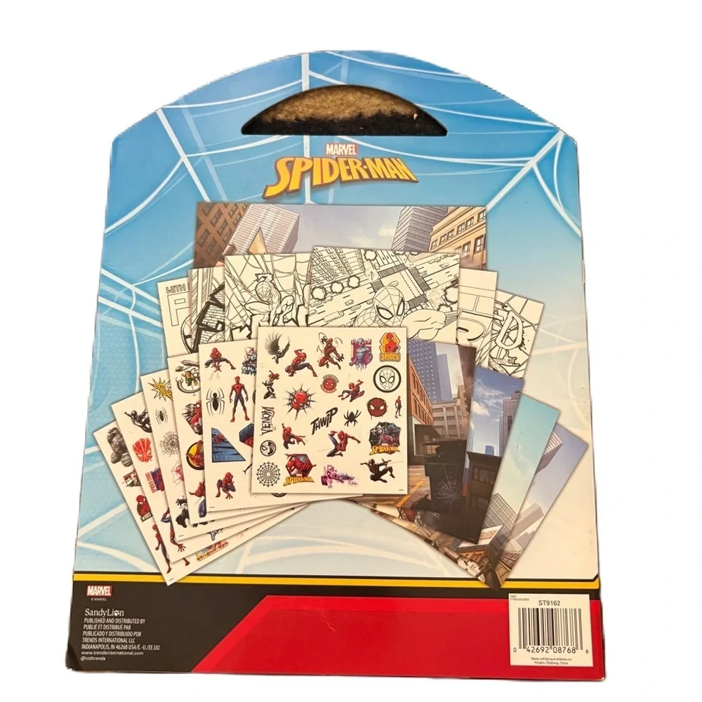 Marvel Spider-Man Grab and Go Set NEW Sticker Scene Travel